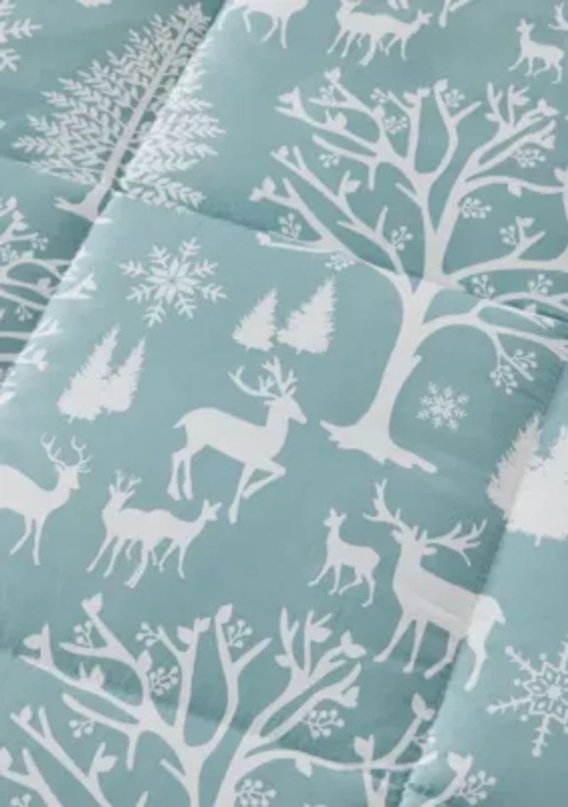 Holiday Down Alternative Comforter Set with Shams