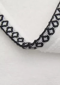 Quick-Dry Cotton Decorative Border 12 Pack Washcloth Set