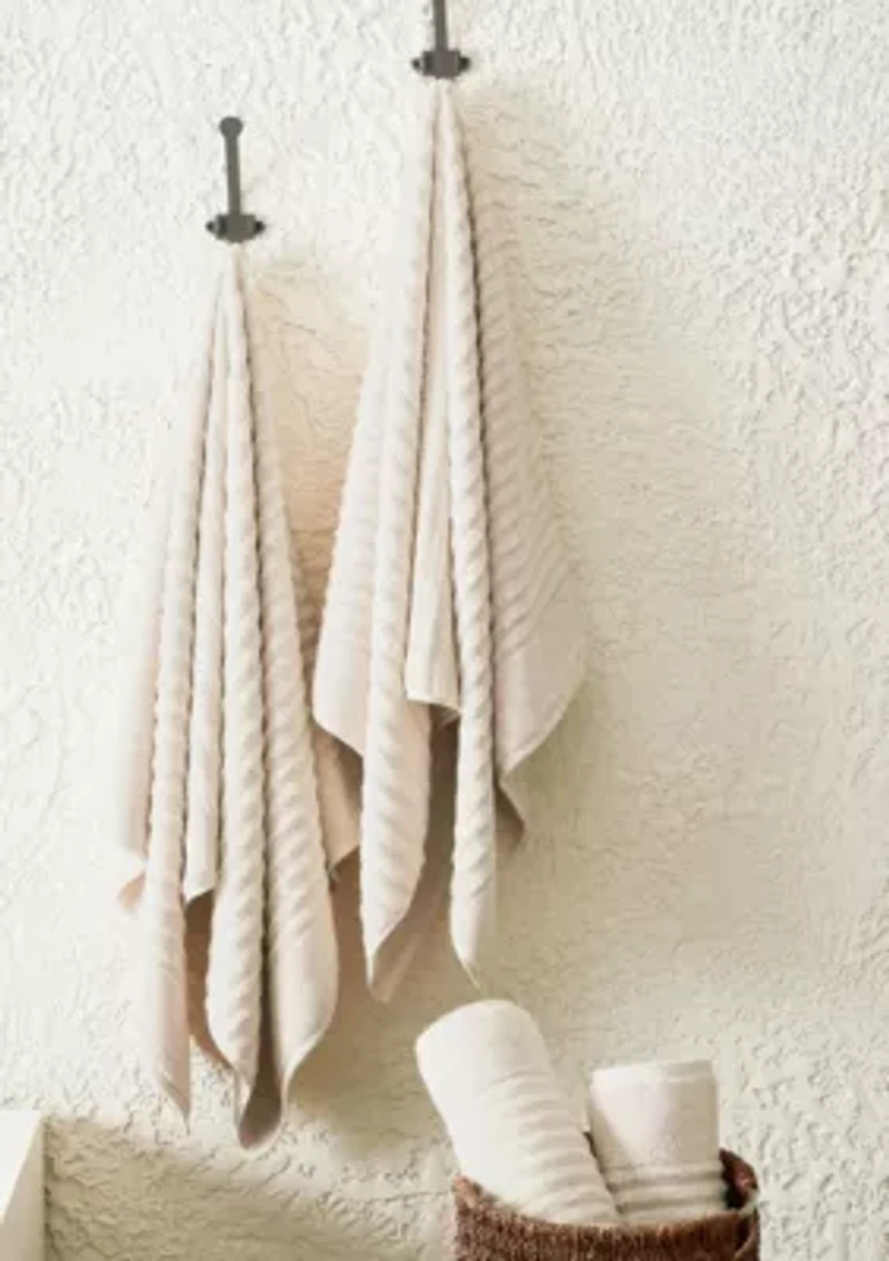 100% Cotton 2-Piece Oversized Bath Sheet Set, 35” x 68”