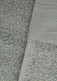 Cotton and Linen-Texture Border 6 Pack Hand Towel Set