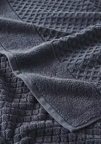 100% Cotton Diamond Waffle 2-Piece Oversized Bath Sheet Set, 35” x 68”