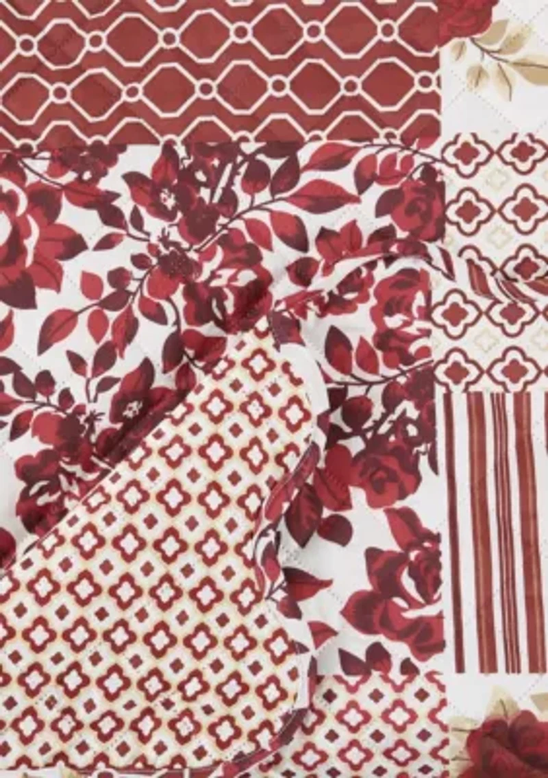 Floral Patchwork Chair Furniture Protector