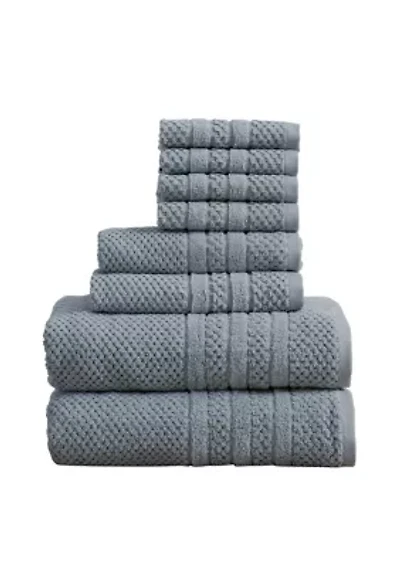 100% Cotton Textured 8pc Towel Set