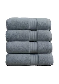 100% Cotton Premium 4pk Bath Towel Set