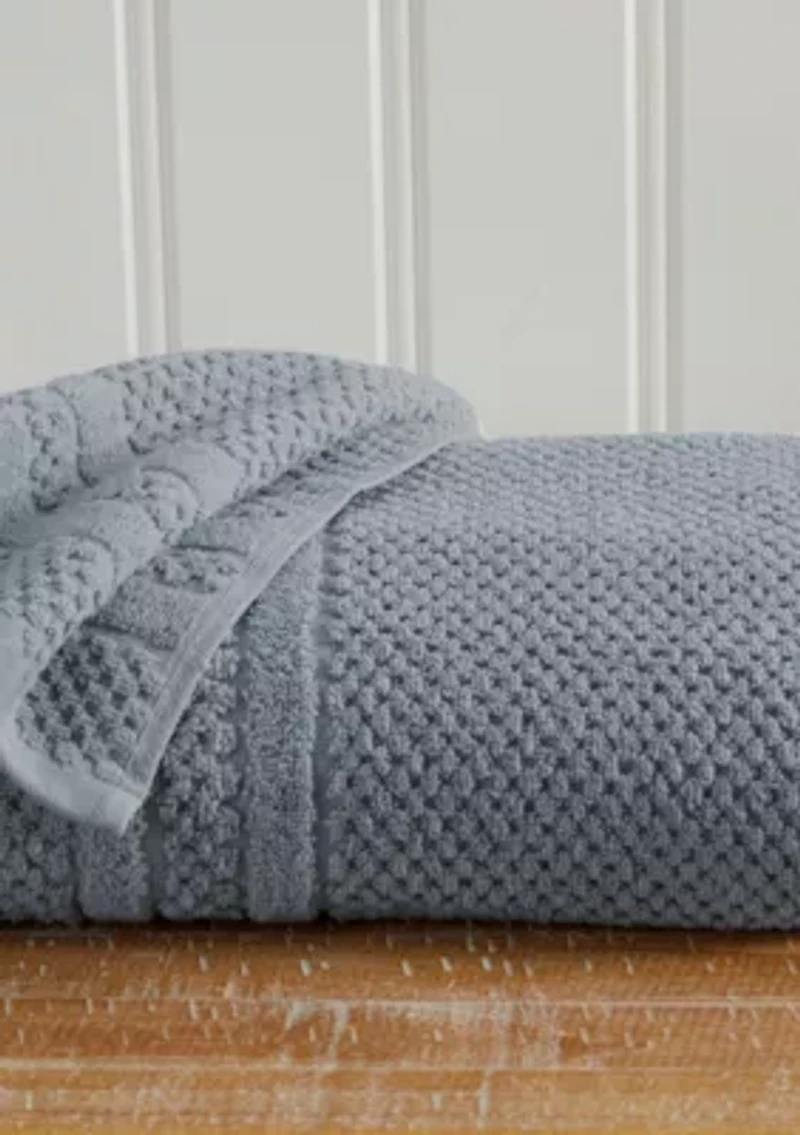 100% Cotton Textured 6pk Hand Towel Set