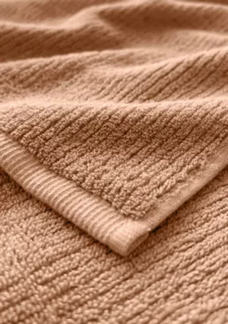 Turkish Cotton Textured 6 Piece Bath Towel Set