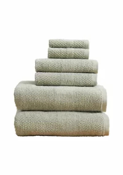 100% Cotton Quick Dry 6pc Towel Set