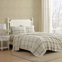 Mulholland Plaid Cotton Flannel Sheet Set