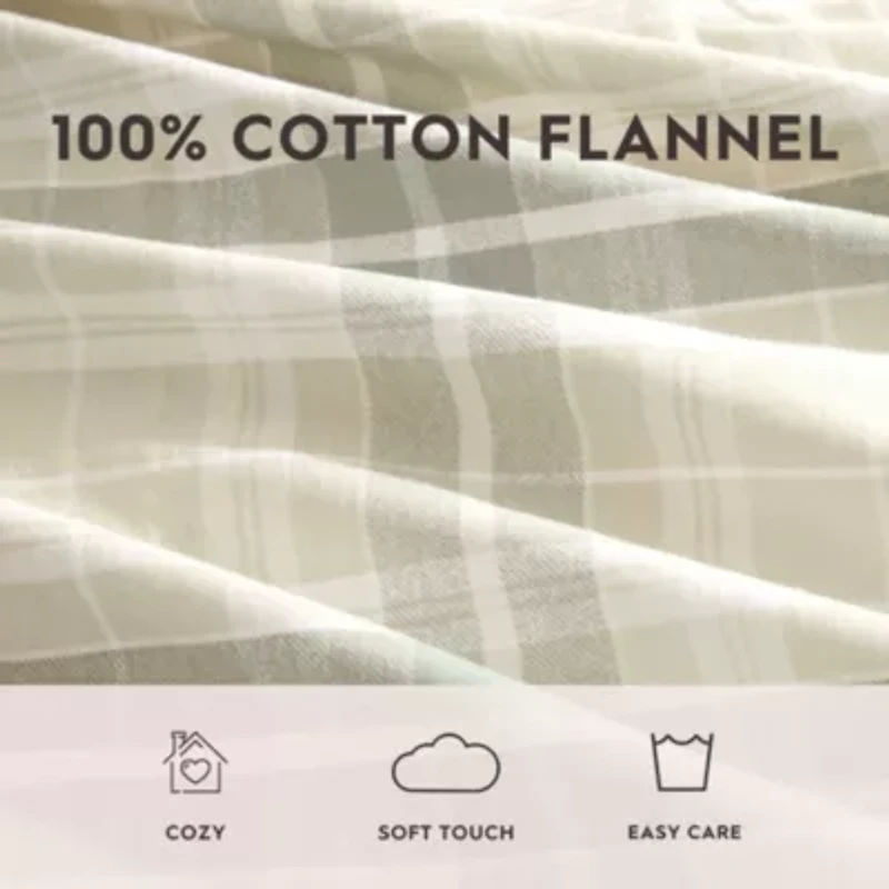 Mulholland Plaid Cotton Flannel Sheet Set