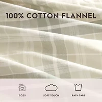 Mulholland Plaid Cotton Flannel Sheet Set