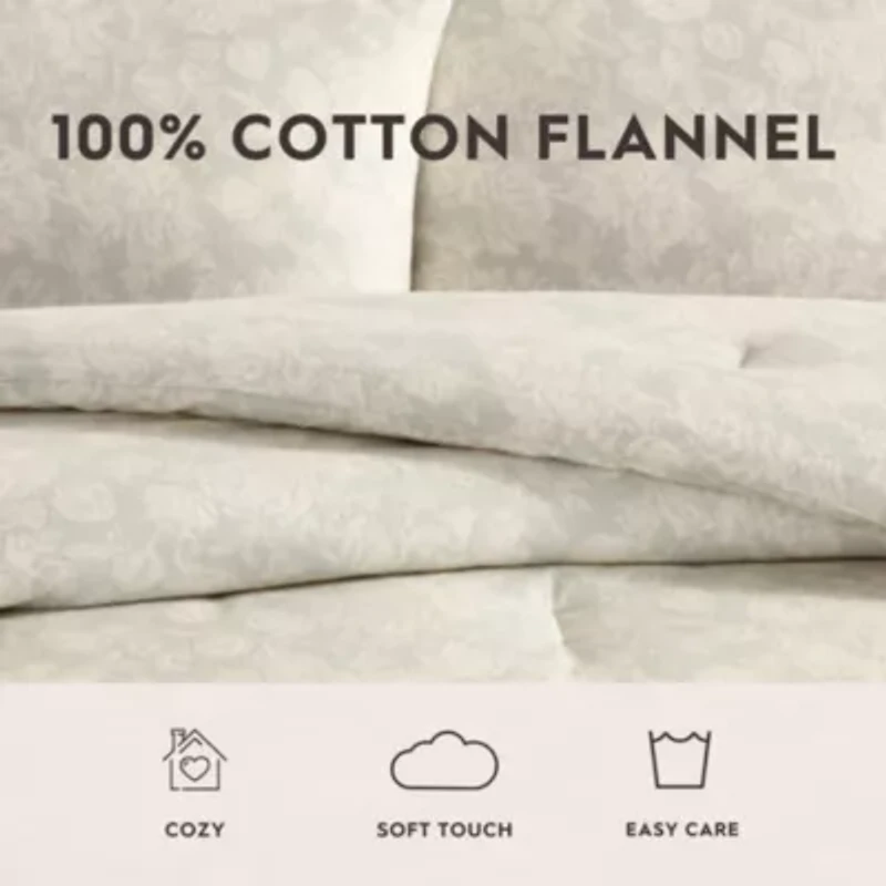 Meredith Cotton Flannel Comforter Set