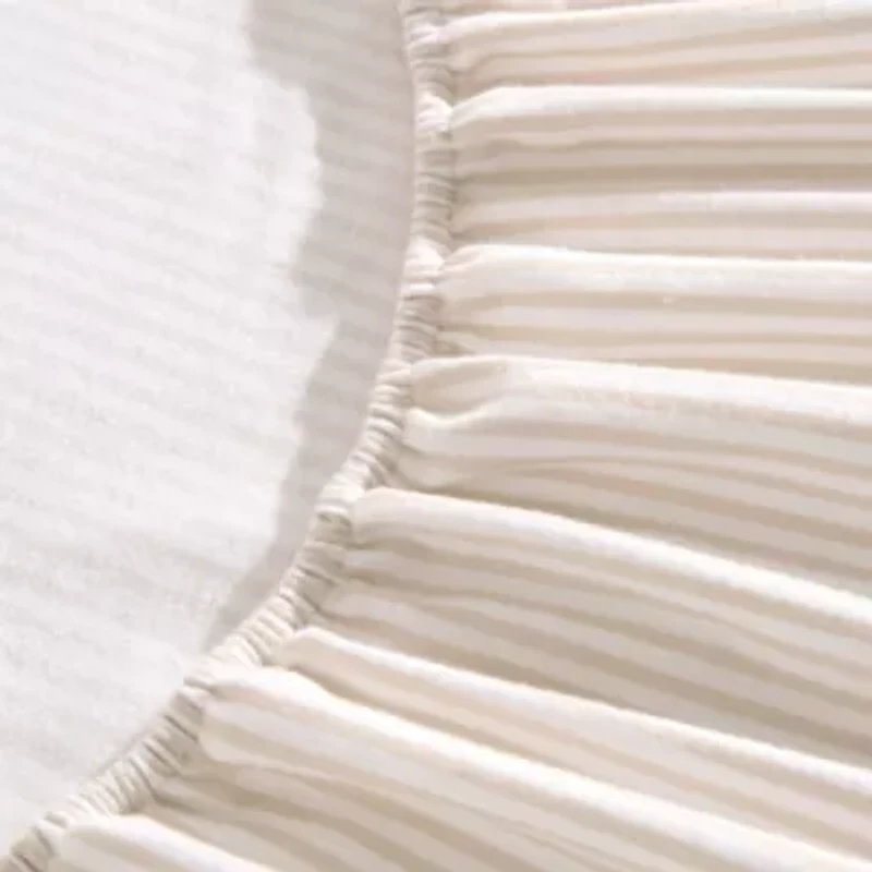 Oxfordshire Stripe Cotton Flannel Sheet Set