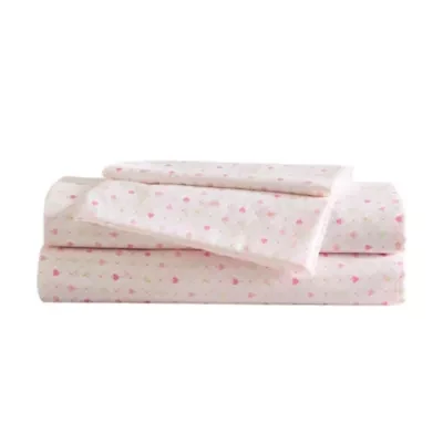 Heart Geo Ditsy Microfiber Sheet Set