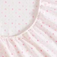 Heart Geo Ditsy Microfiber Sheet Set
