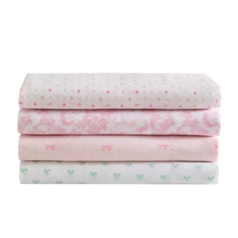 Heart Geo Ditsy Microfiber Sheet Set