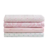 Heart Geo Ditsy Microfiber Sheet Set