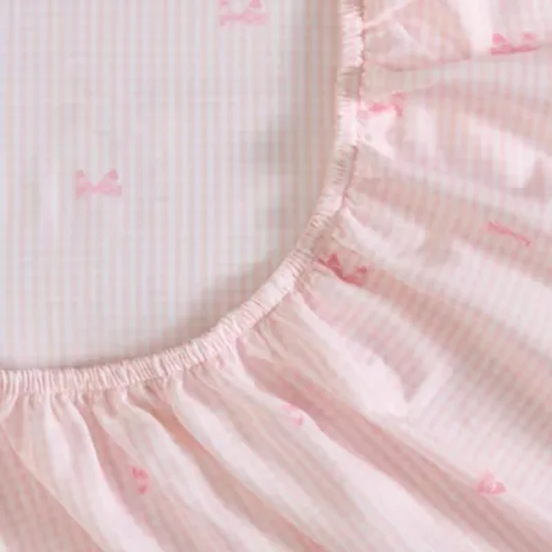 Tiny Bows Microfiber Sheet Set