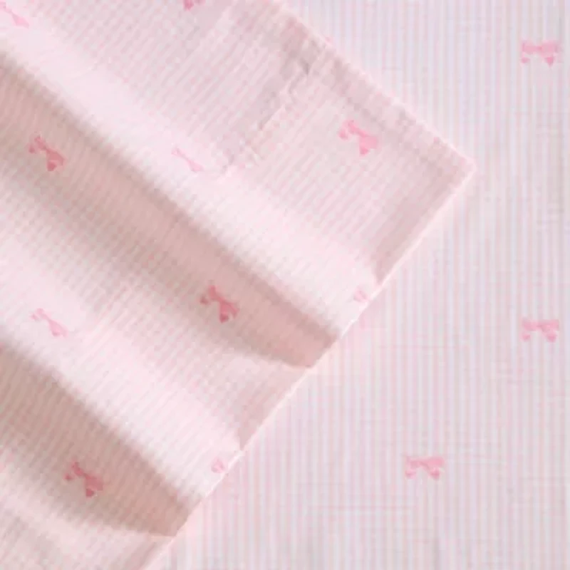 Tiny Bows Microfiber Sheet Set