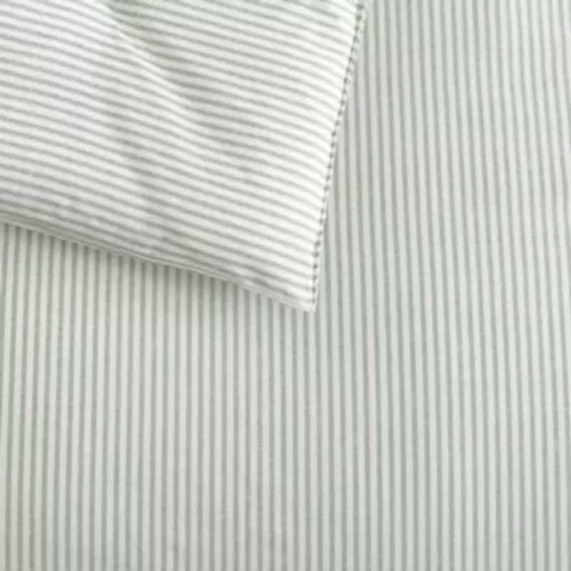 Oxford Stripe Cotton Comforter Set