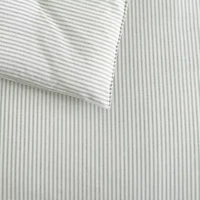 Oxford Stripe Cotton Comforter Set