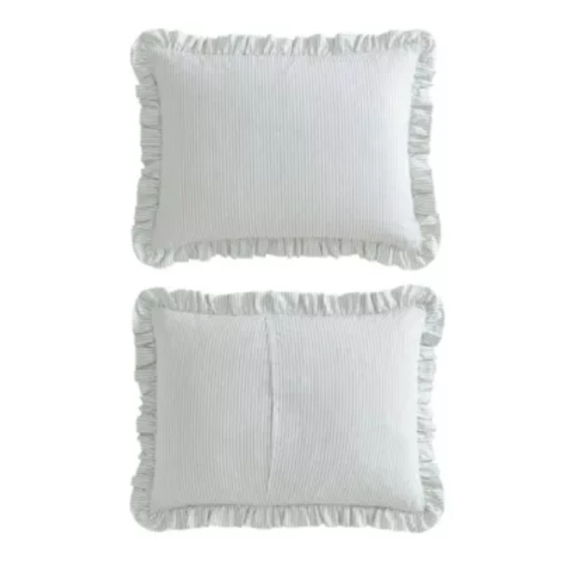 Oxford Stripe Cotton Comforter Set