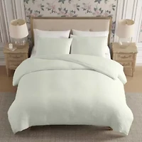 Crinkle Microfiber Duvet Set