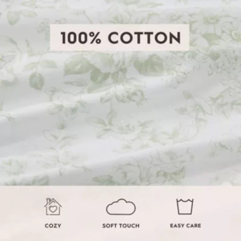 Toile Delight Cotton Pillowcase Set