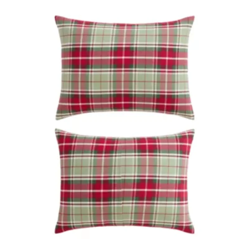 Tonias Ticking Stripe Cotton Flannel Comforter Set