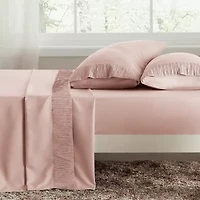 Hotel Luxury Embellished Hem Sheet Set