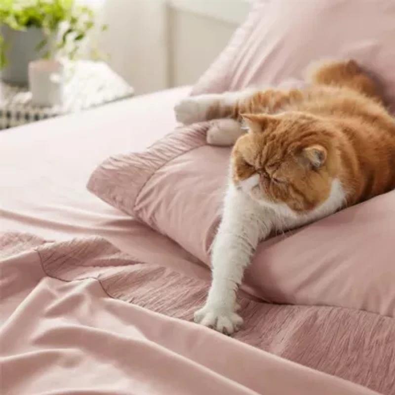 Hotel Luxury Embellished Hem Sheet Set