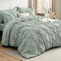 7 Piece GentleSoft™ Pintuck Comforter Bed Bag Set