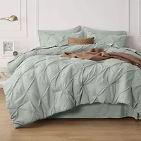 7 Piece GentleSoft™ Pintuck Comforter Bed Bag Set
