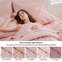 7 Piece GentleSoft™ Pintuck Comforter Bed Bag Set