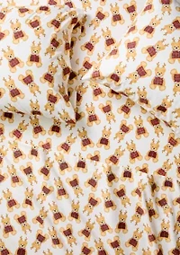 Christmas Belkie Bear Print Sheet Set