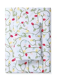 Christmas Lights Print Sheet Set