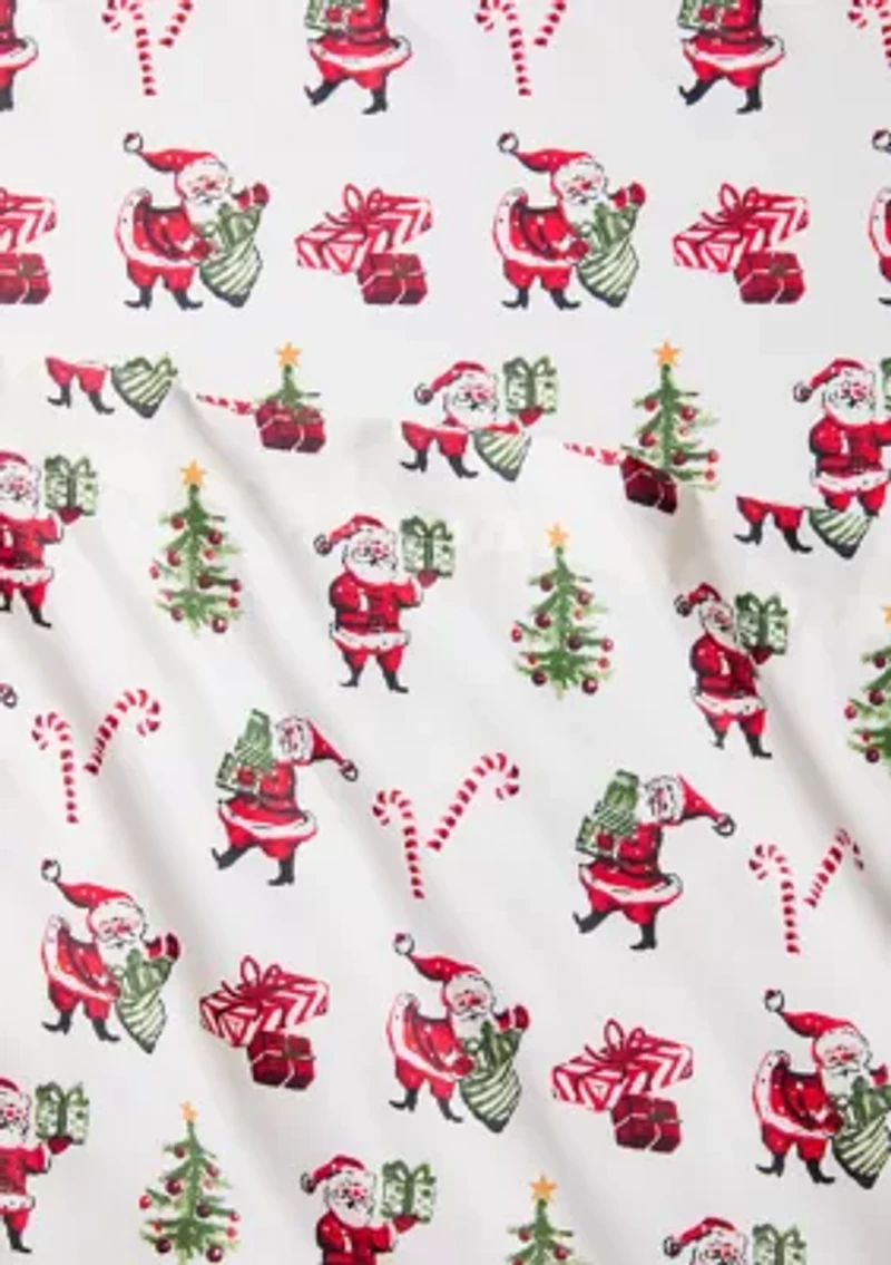 Christmas Santa Print Sheet Set