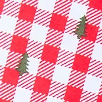 Christmas Gingham Tree Print Sheet Set