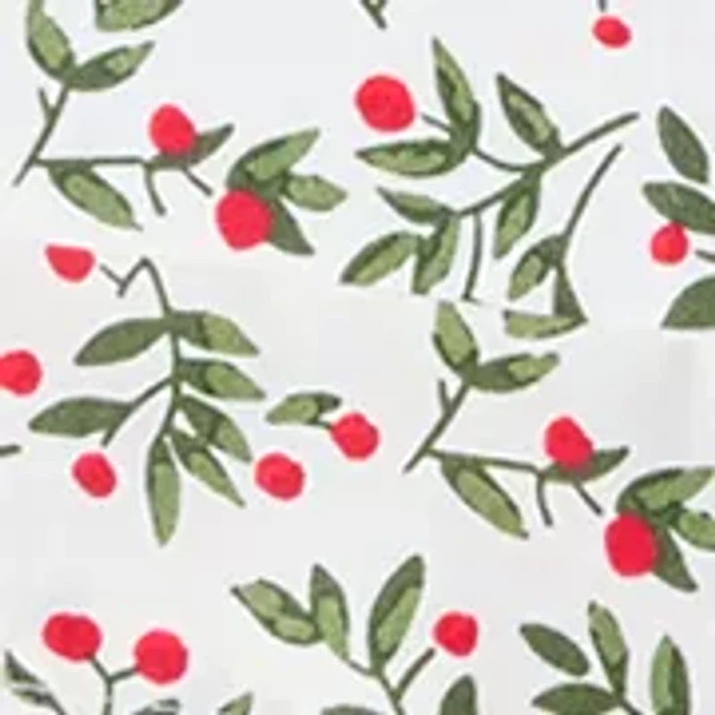 Christmas Holly Print Sheet Set