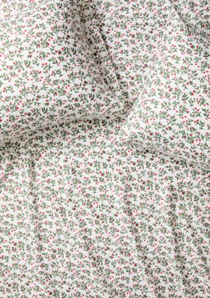Christmas Holly Print Sheet Set