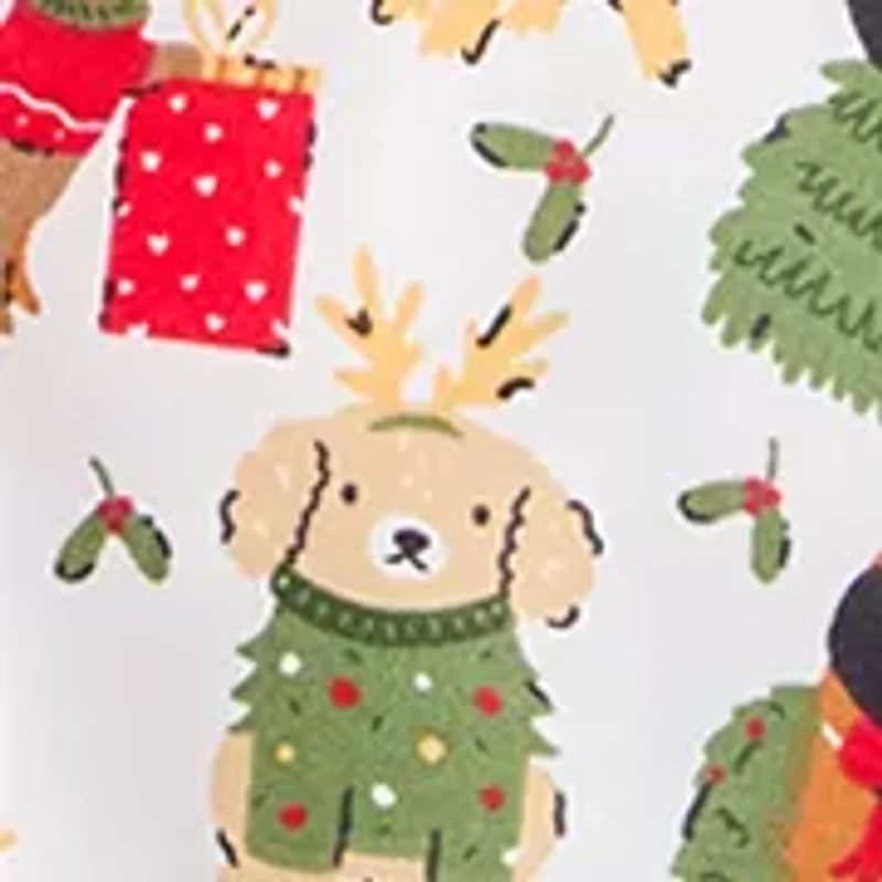 Christmas Dogs Print Sheet Set