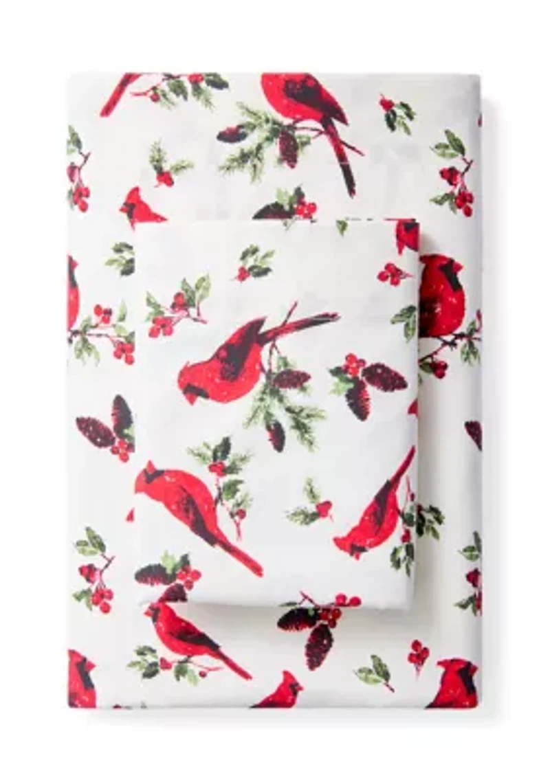 Christmas Cardinal Print Sheet Set