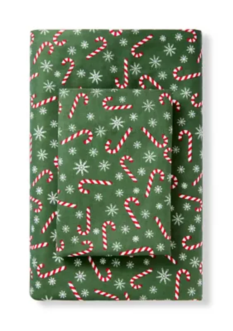 Christmas Candy Canes Print Sheet Set