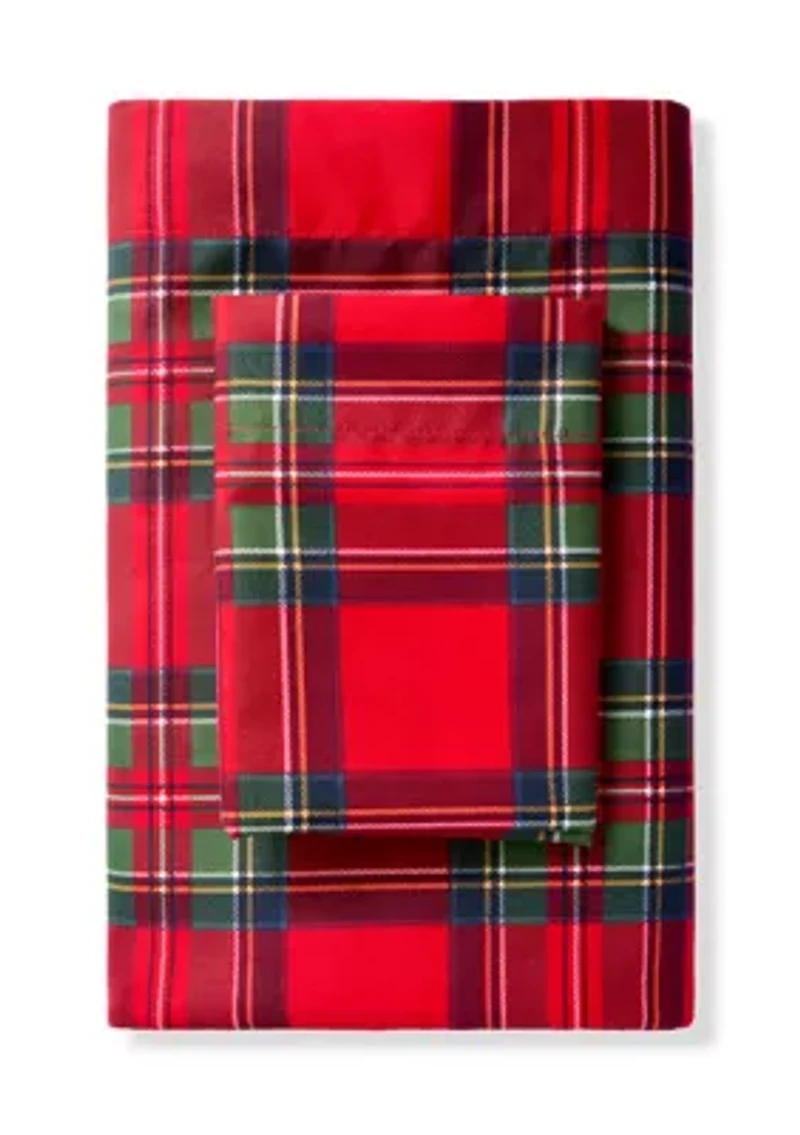 Holiday Tartan Sheet Set
