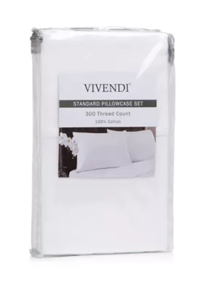 Vivendi 300 Thread Count Cotton Pillowcases