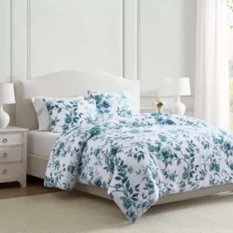 Vivian Floral Cotton Comforter Set