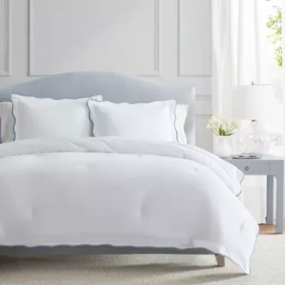 Simple Scallop Cotton Duvet Set