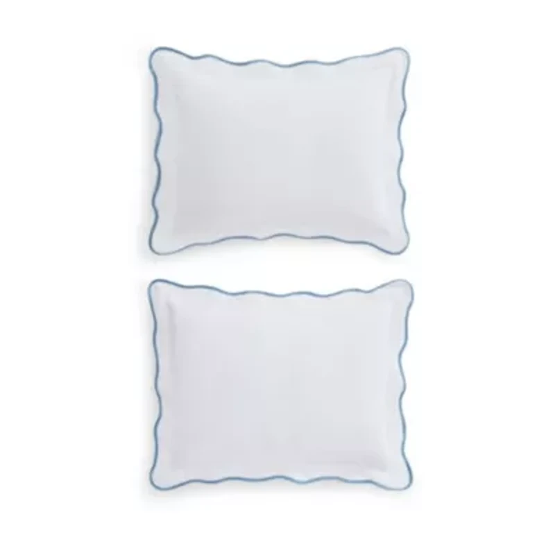 Simple Scallop Cotton Duvet Set