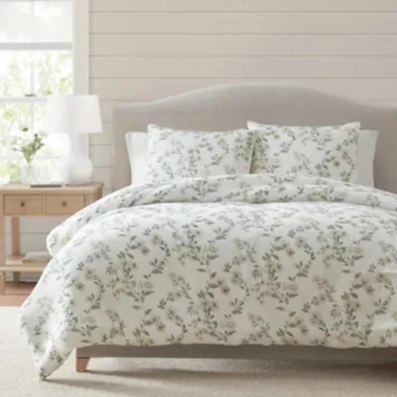 Hazel Floral Cotton Comforter Set