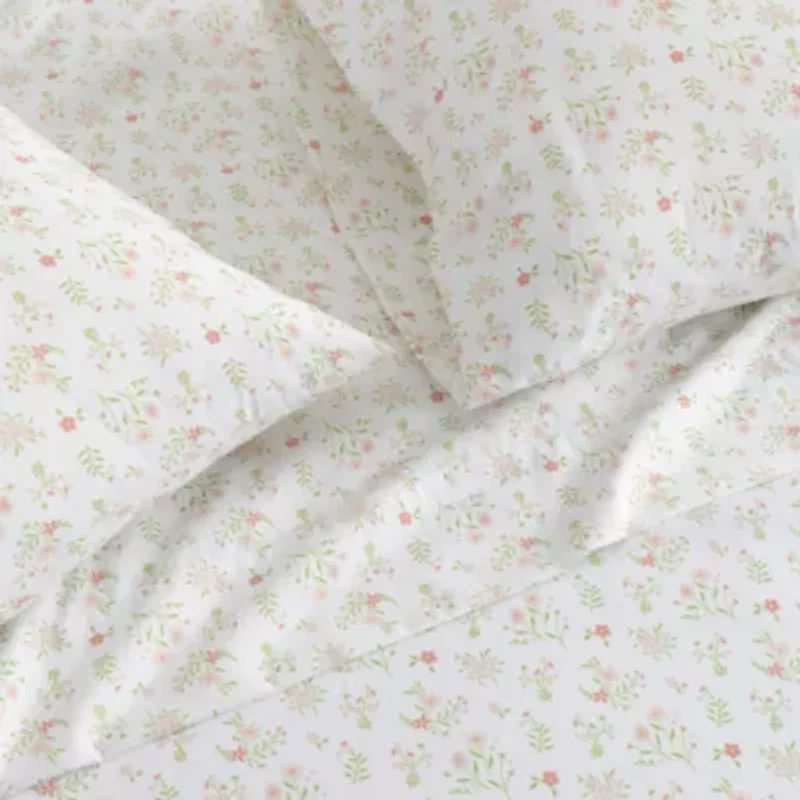 Ditsy Floral Microfiber Sheet Set
