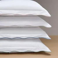 Simple Scallop Cotton Duvet Set